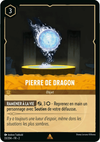 Pierre de Dragon 33/204 - Lorcana S2 FR