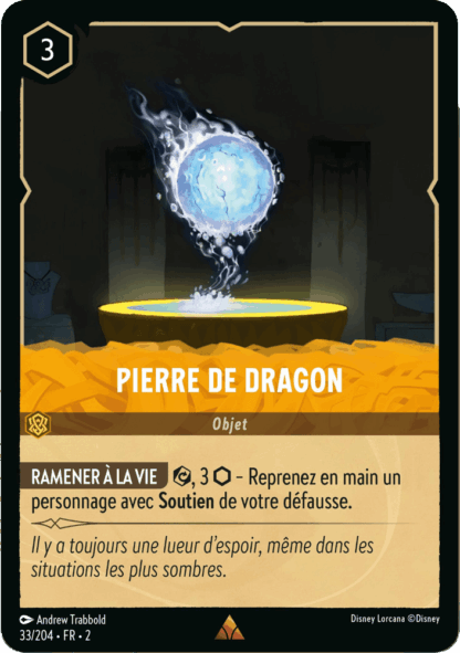 Pierre de Dragon 33/204 - Lorcana S2 FR