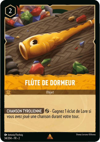 Flûte de dormeur 34/204 - Lorcana S2 FR