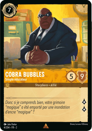 Cobra Bubbles - Simple éducateur 4/204 - Lorcana S2 FR