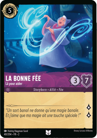 La Bonne Fée - Là pour aider 40/204 - Lorcana S2 FR