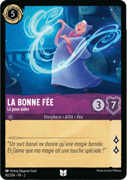 La Bonne Fée - Là pour aider 40/204 - Lorcana S2 FR