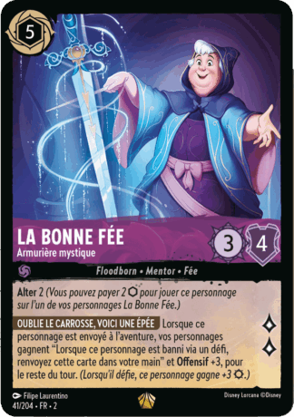 La Bonne Fée - Armurière mystique 41/204 - Lorcana S2 FR