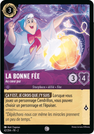 La Bonne Fée - Au coeur pur 42/204 - Lorcana S2 FR