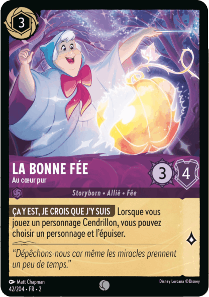 La Bonne Fée - Au coeur pur 42/204 - Lorcana S2 FR