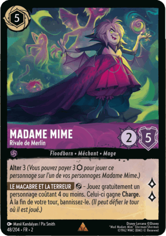 Madame Mime - Rivale de Merlin 48/204 - Lorcana S2 FR