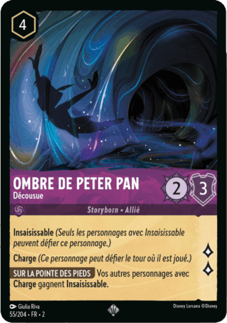 Ombre de Peter Pan - Décousue 55/204 - Lorcana S2 FR