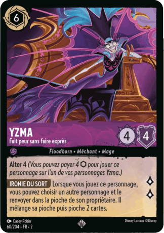 Yzma - Fait peur sans faire exprès 60/204 - Lorcana S2 FR