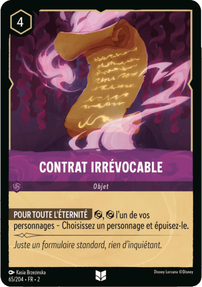 Contrat irrévocable 65/204 - Lorcana S2 FR