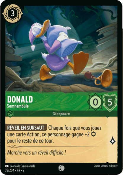 Donald - Somnambule 78/204 - Lorcana S2 FR