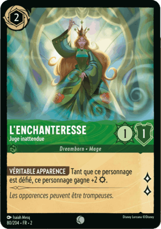 Lenchanteresse - Juge inattendue 80/204 - Lorcana S2 FR