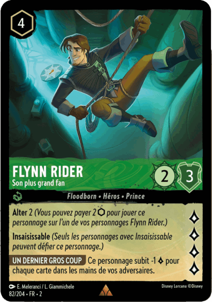 Flynn Rider - Son plus grand fan 82/204 - Lorcana S2 FR