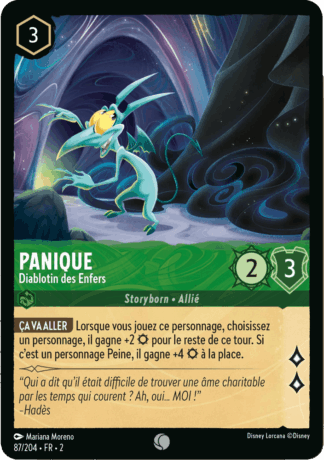 Panique - Diablotin des enfers 87/204 - Lorcana S2 FR