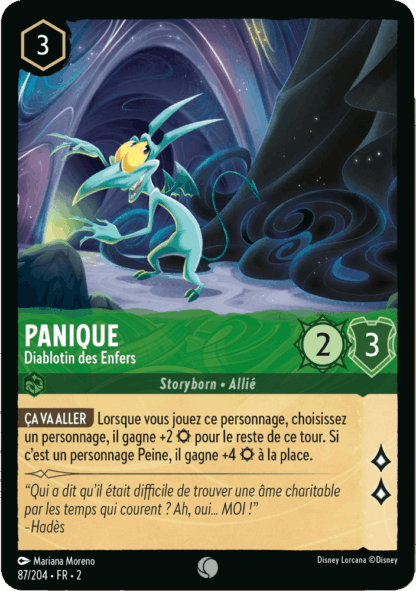 Panique - Diablotin des enfers 87/204 - Lorcana S2 FR