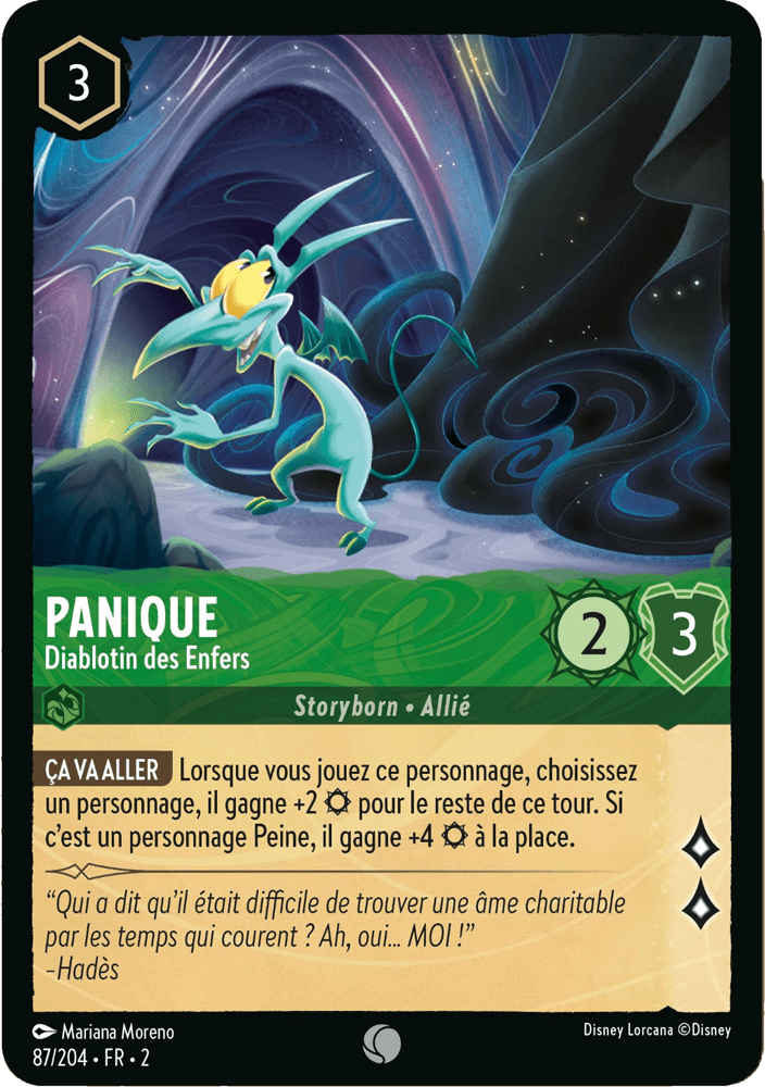 Panique - Diablotin des enfers 87/204 - Lorcana S2 FR