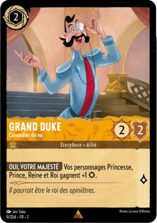 Grand Duke - Conseiller du roi 9/204 - Lorcana S2 FR