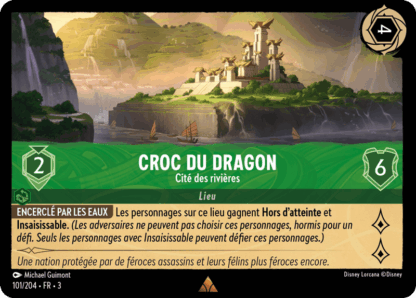 Croc du Dragon - Cité des rivières 101/204 - Lorcana S3 FR