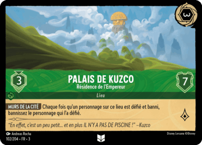 Palais de Kuzco - Résidence de lEmpereur 102/204 - Lorcana S3 FR