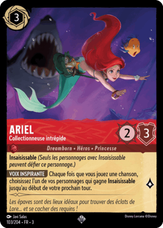 Ariel - Collectionneuse intrépide 103/204 - Lorcana S3 FR