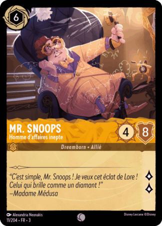 Mr. Snoops - Homme daffaires inepte 11/204 - Lorcana S3 FR