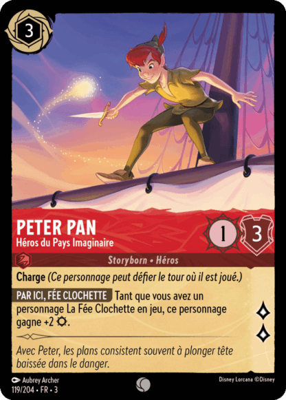 Peter Pan - Héros du Pays Imaginaire 119/204 - Lorcana S3 FR