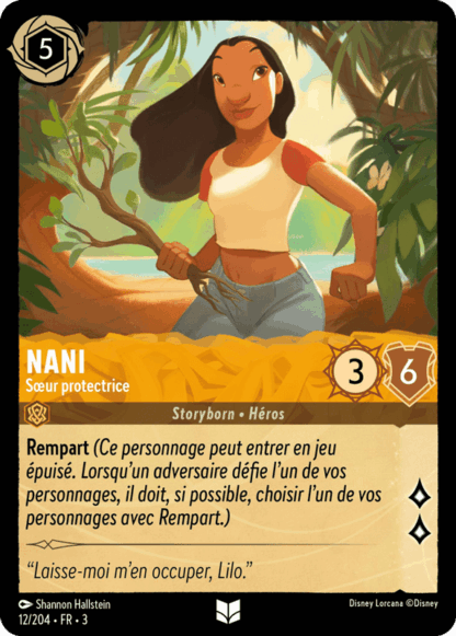 Nani - Sur protectrice 12/204 - Lorcana S3 FR