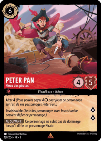 Peter Pan - Fléau des pirates 120/204 - Lorcana S3 FR