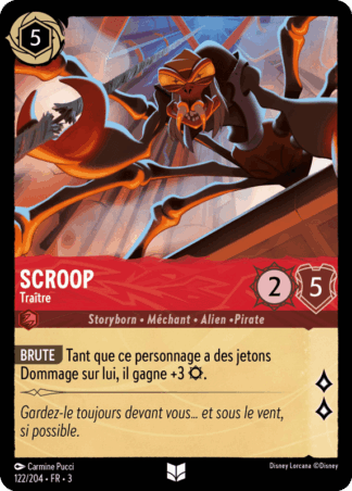 Scroop - Traître 122/204 - Lorcana S3 FR