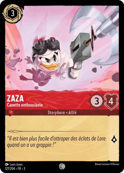 Zaza - Canette enthousiaste 127/204 - Lorcana S3 FR