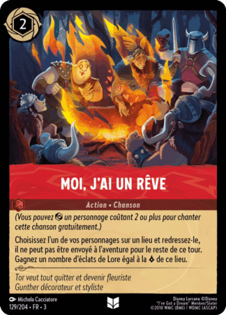 Moi, jai un rêve - Action 129/204 - Lorcana S3 FR