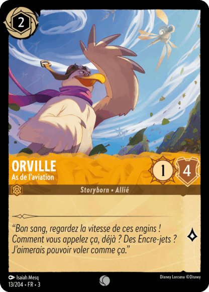 Orville - As de laviation 13/204 - Lorcana S3 FR