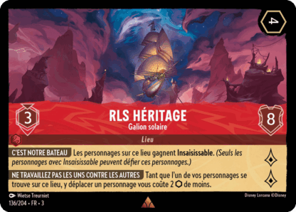 RLS Héritage - Galion solaire 136/204 - Lorcana S3 FR