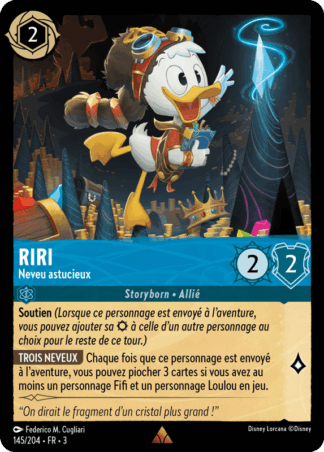 Riri - Neveu astucieux 145/204 - Lorcana S3 FR