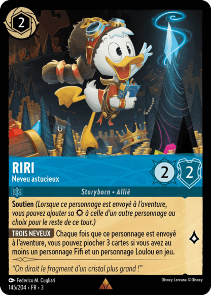 Riri - Neveu astucieux 145/204 - Lorcana S3 FR