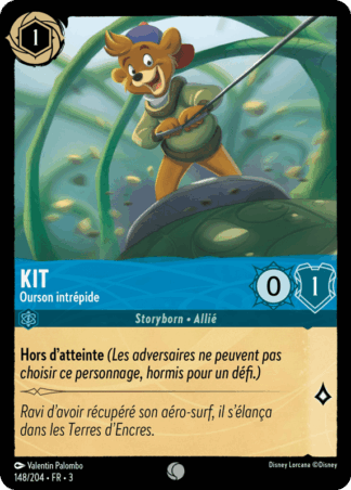 Kit - Ourson intrépide 148/204 - Lorcana S3 FR