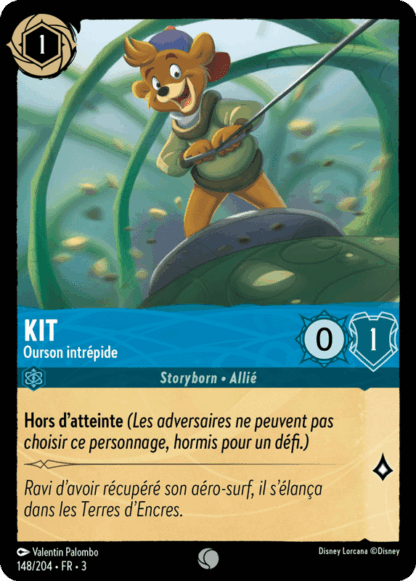 Kit - Ourson intrépide 148/204 - Lorcana S3 FR