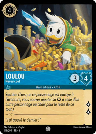 Loulou - Neveu cool 149/204 - Lorcana S3 FR