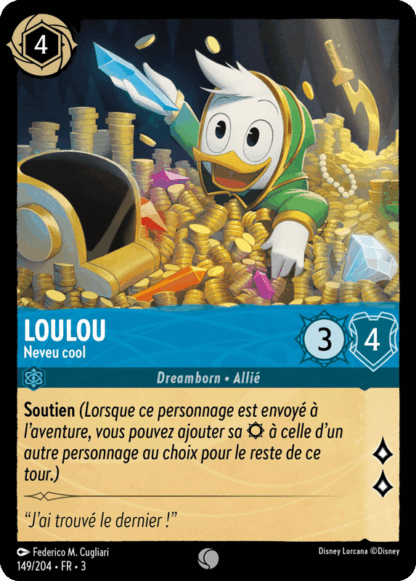Loulou - Neveu cool 149/204 - Lorcana S3 FR