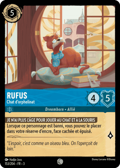 Rufus - Chat dorphelinat 153/204 - Lorcana S3 FR