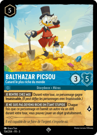 Balthazar Picsou - Canard le plus riche du monde 154/204 - Lorcana S3 FR