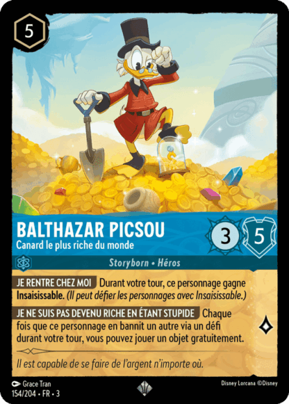 Balthazar Picsou - Canard le plus riche du monde 154/204 - Lorcana S3 FR
