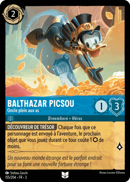 Balthazar Picsou - Oncle plein aux as 155/204 - Lorcana S3 FR