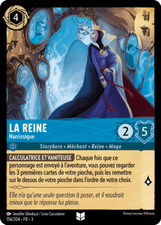 La Reine - Narcussuque 156/204 - Lorcana S3 FR