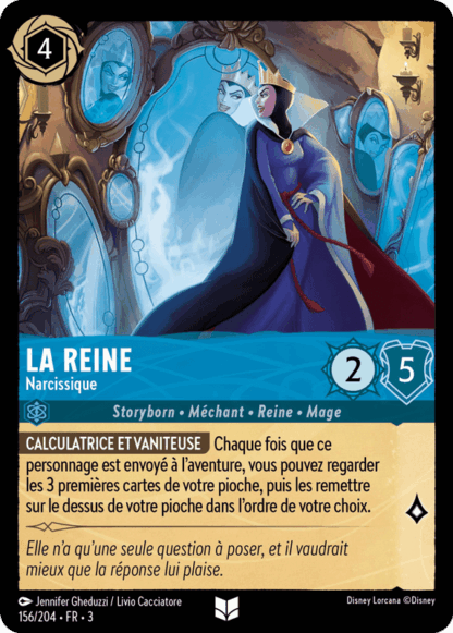 La Reine - Narcussuque 156/204 - Lorcana S3 FR