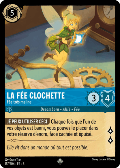 La Fée Clochette - Fée très maline 157/204 - Lorcana S3 FR