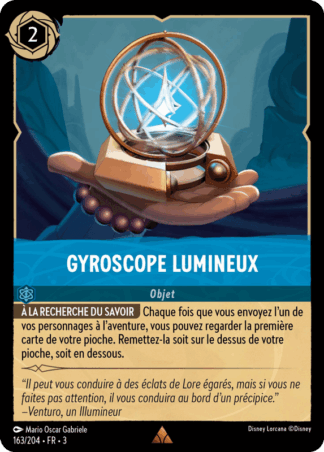 Gyroscope lumineux - Objet 163/204 - Lorcana S3 FR