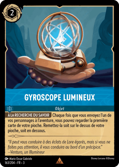 Gyroscope lumineux - Objet 163/204 - Lorcana S3 FR