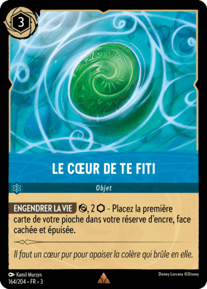 Le cur de Te Fiti - Objet 164/204 - Lorcana S3 FR