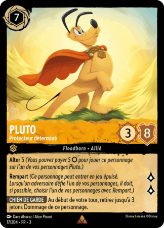 Pluto - Protecteur déterminé 17/204 - Lorcana S3 FR