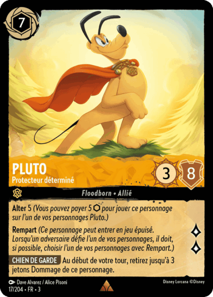 Pluto - Protecteur déterminé 17/204 - Lorcana S3 FR